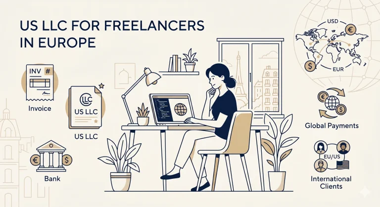 European freelancer using a US LLC for international business operations